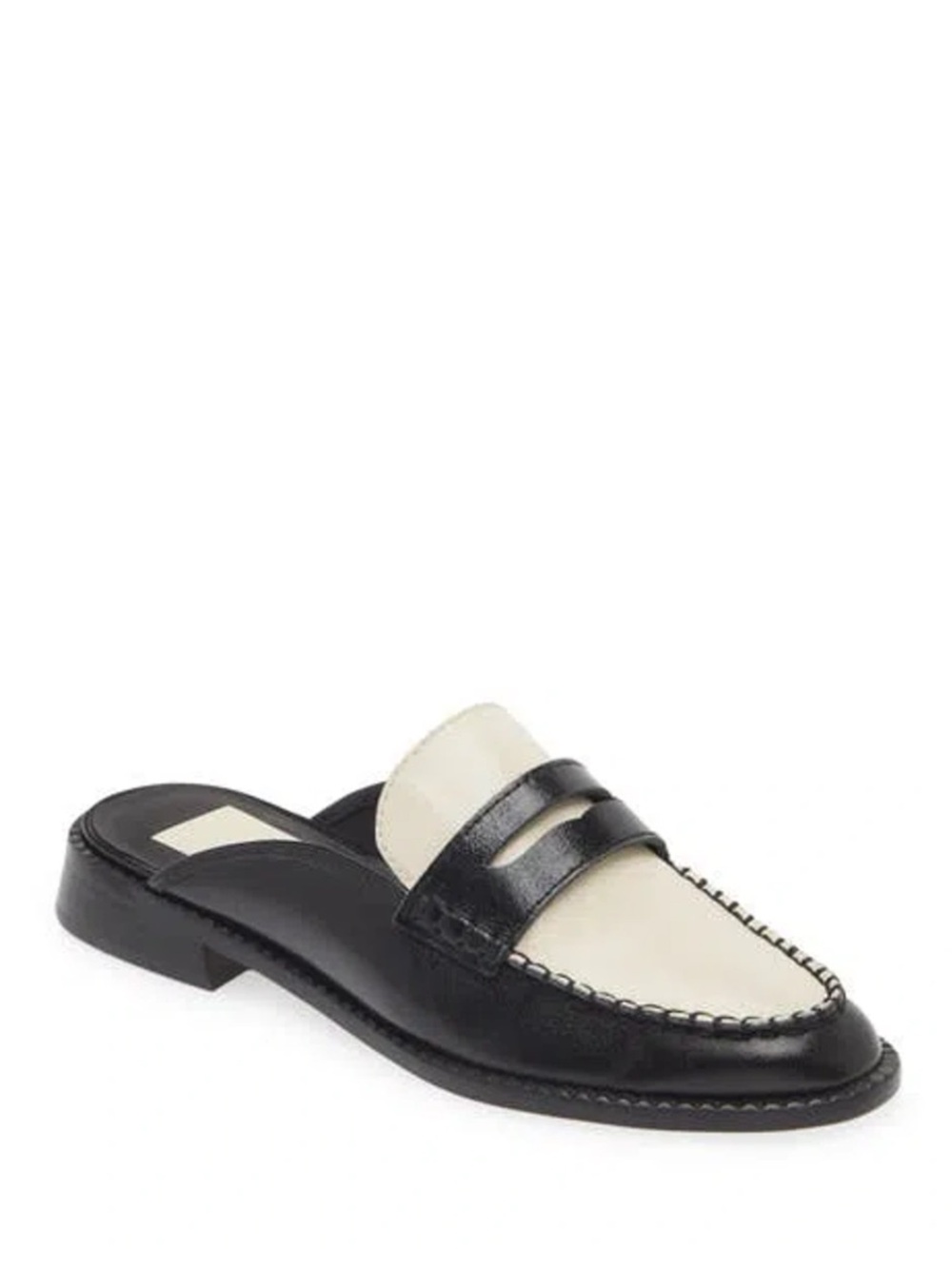 Dolce Vita Havana cream/white and black mule loafers-size 8
